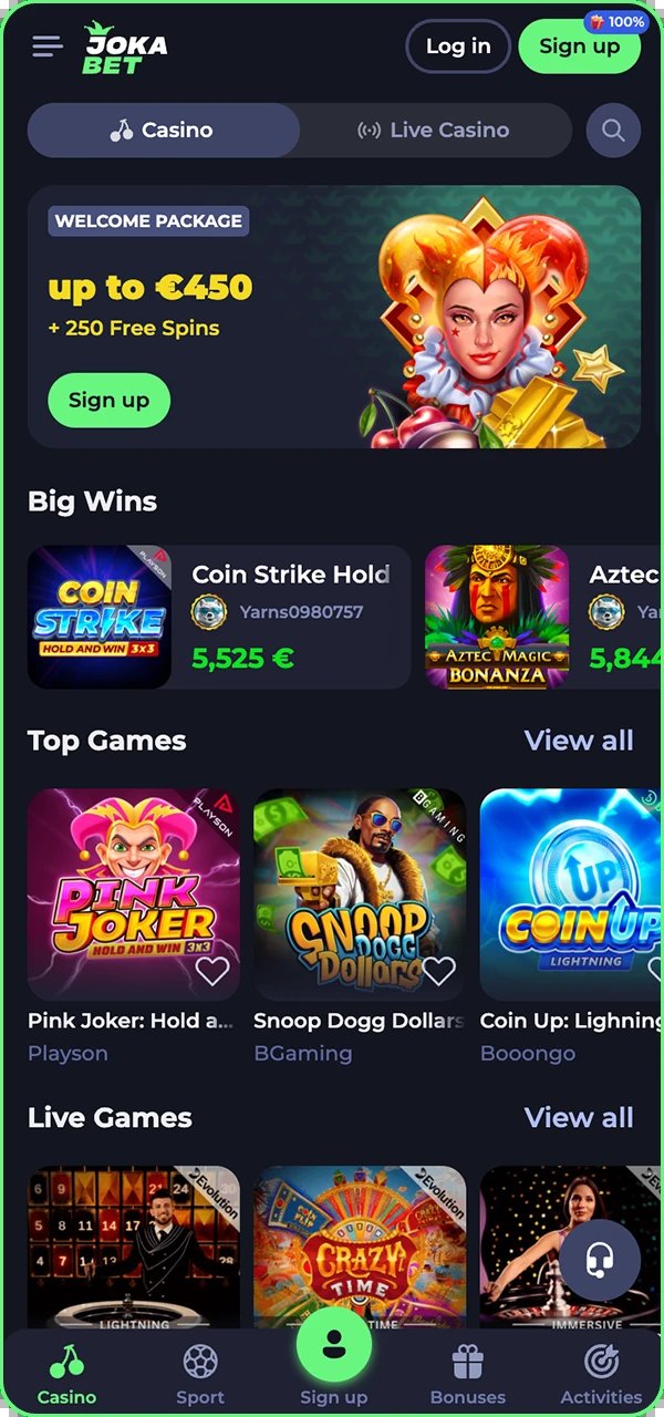 Jokabet login, jokabet uk
